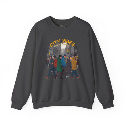 City vibes Unisex Heavy Blend™ Crewneck Sweatshirt - StyleMZ