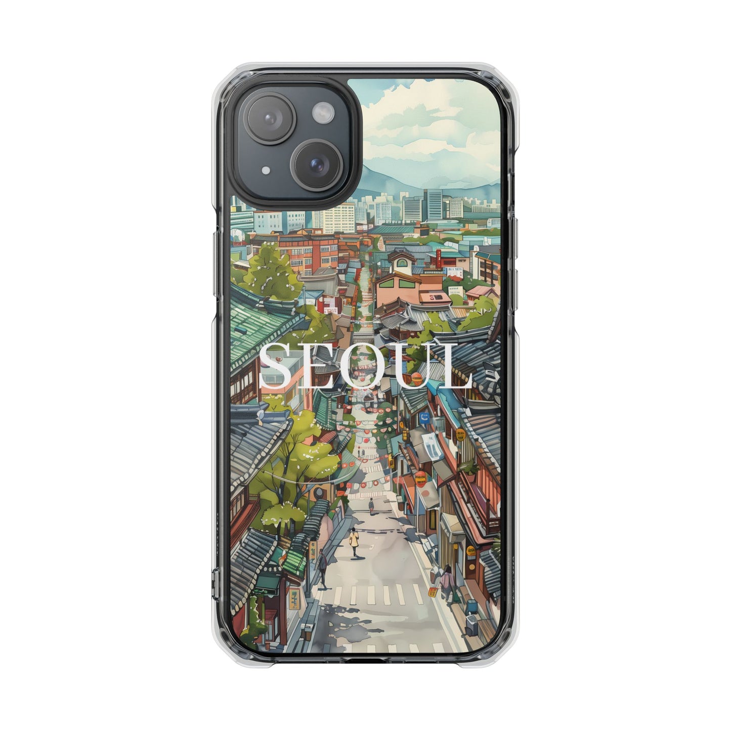 Korea - Seoul Magnetic Clear Impact Cases - StyleMZ - Stylemz