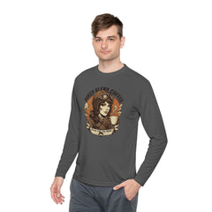 Korea -  Bike blend coffee Unisex Lightweight Long Sleeve Tee  - StyleMZ