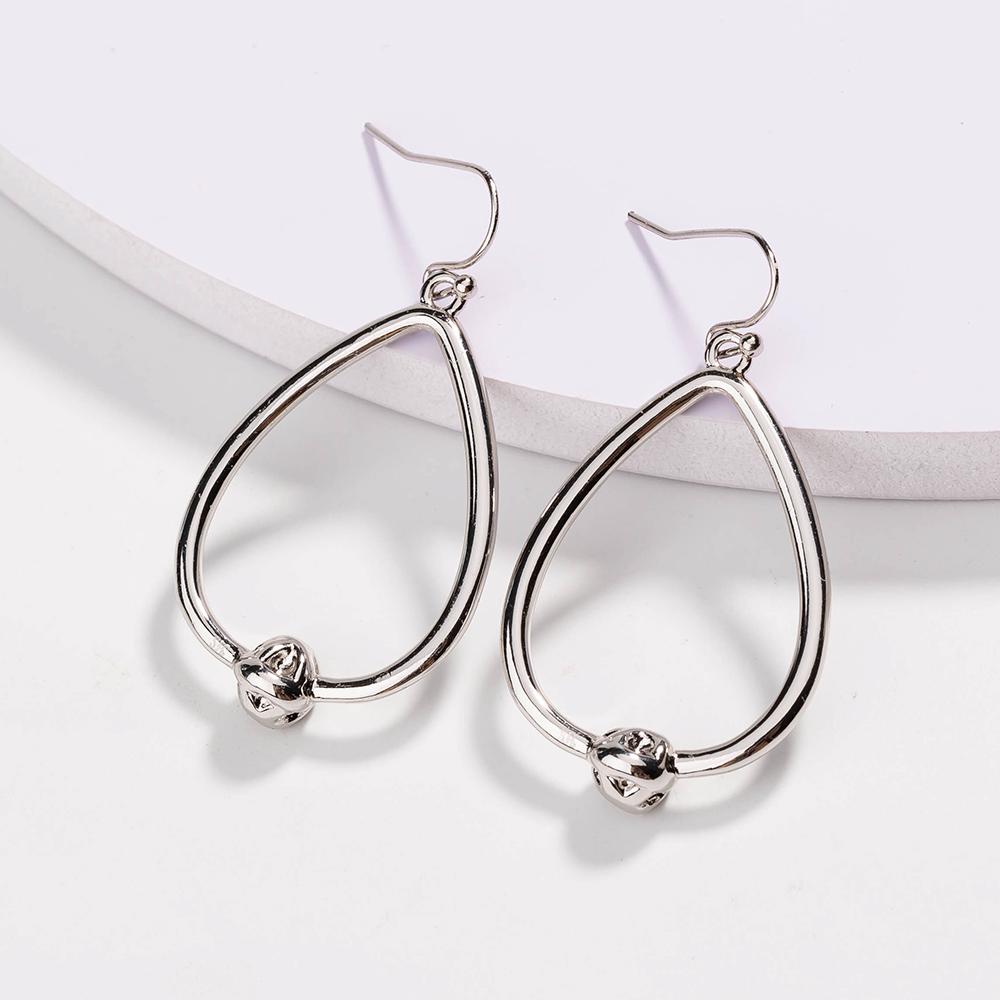 Dainty Love Knot Earrings in 18k Gold or Silver Finish