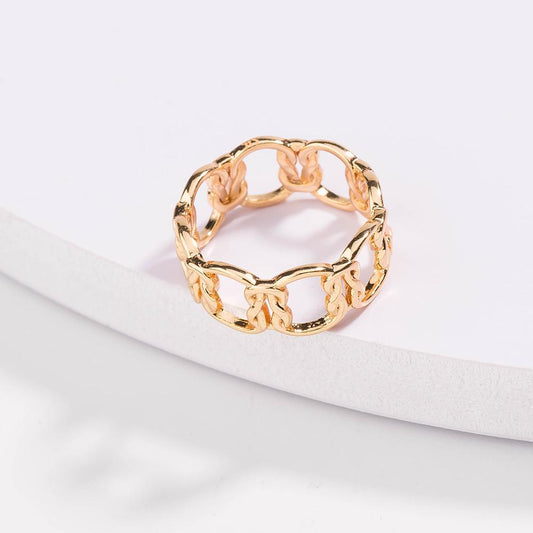 Love Knot Ring Commitment Ring in 18k Gold or Silver