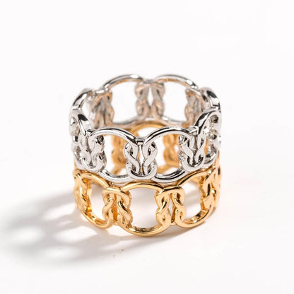 Love Knot Ring Commitment Ring in 18k Gold or Silver