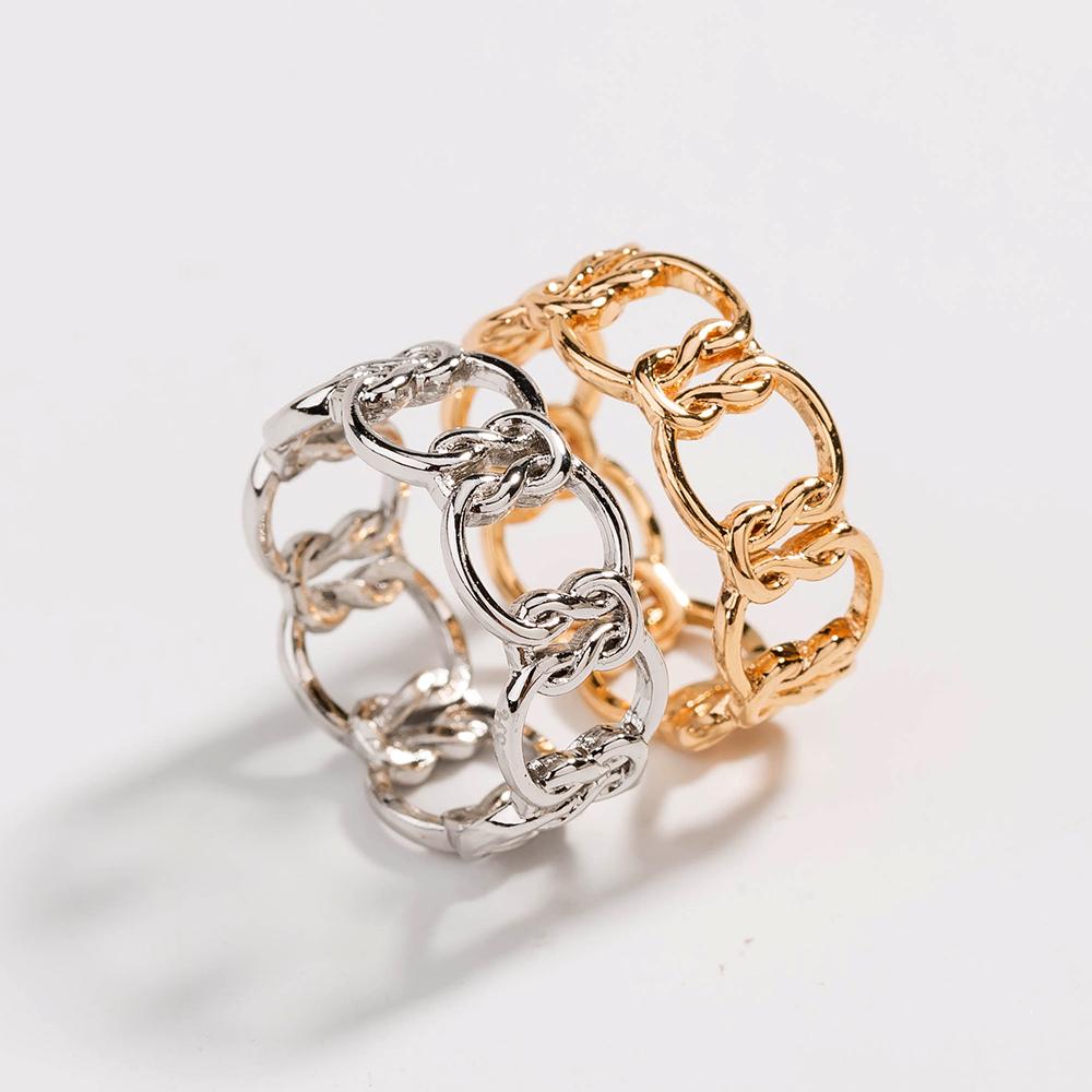 Love Knot Ring Commitment Ring in 18k Gold or Silver