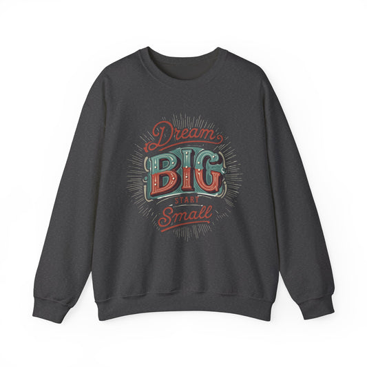 Corea - Sudadera unisex con cuello redondo Dream Big Heavy Blend™ - StyleMZ 