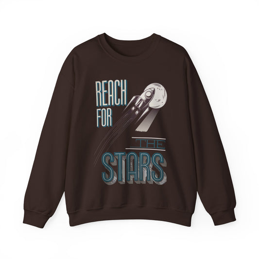 Korea -  Reach for the stars Unisex Heavy Blend™ Crewneck Sweatshirt  - StyleMZ