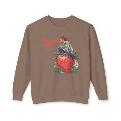 StyleMZ -  Sweet Dream Unisex Lightweight Crewneck Sweatshirt  - StyleMZ