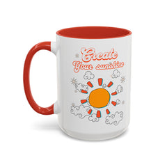 Korea -  Create your sunshine Accent Coffee Mug (11, 15oz)  - StyleMZ