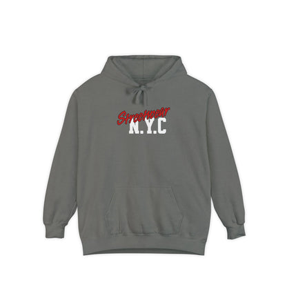 New York Streetwear Unisex Garment-Dyed Hoodie - StyleMZ