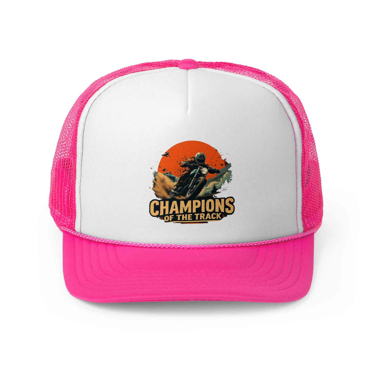 Champions of the Track Trucker Caps - StyleMZ