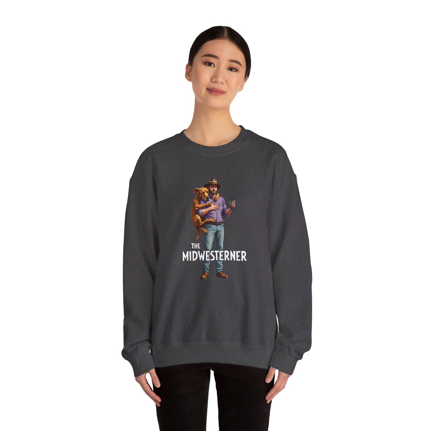 Korea -  MIDWESTNER Unisex Heavy Blend™ Crewneck Sweatshirt  - StyleMZ