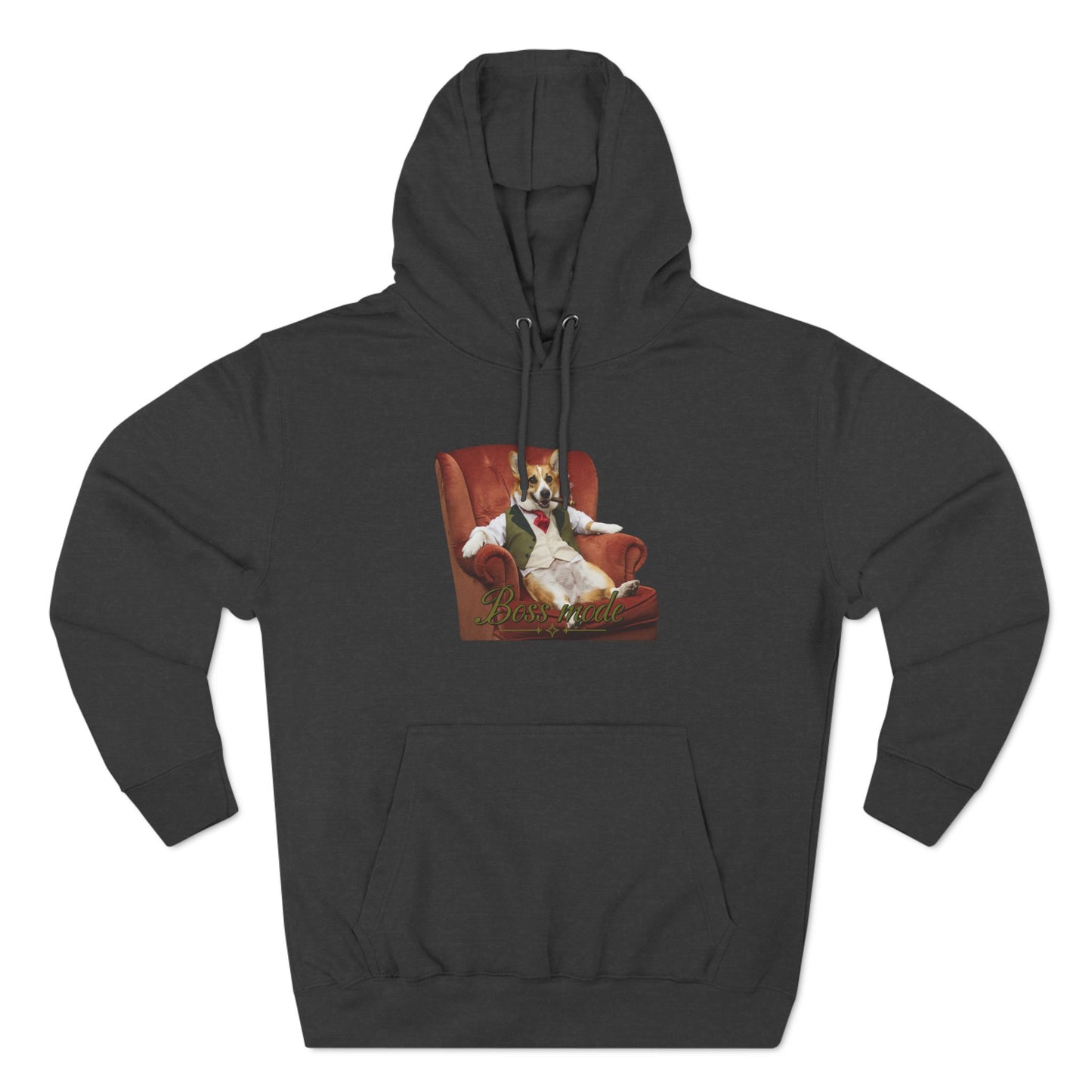 I am the boss Three-Panel Fleece Hoodie  - Korea  - StyleMZ