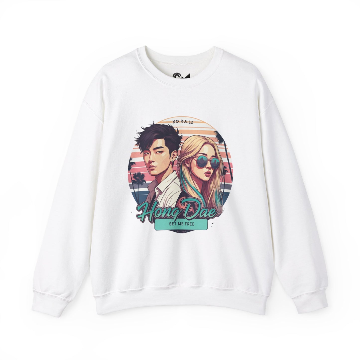 HongDae Freedom Unisex Heavy Blend™ Crewneck Sweatshirt - StyleMZ - Stylemz