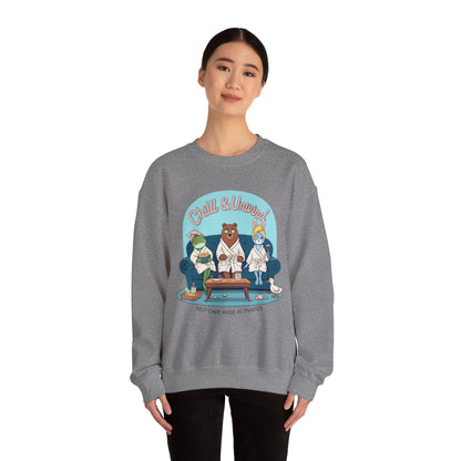 Chill & Unwind Unisex Heavy Blend™ Crewneck Sweatshirt - StyleMZ