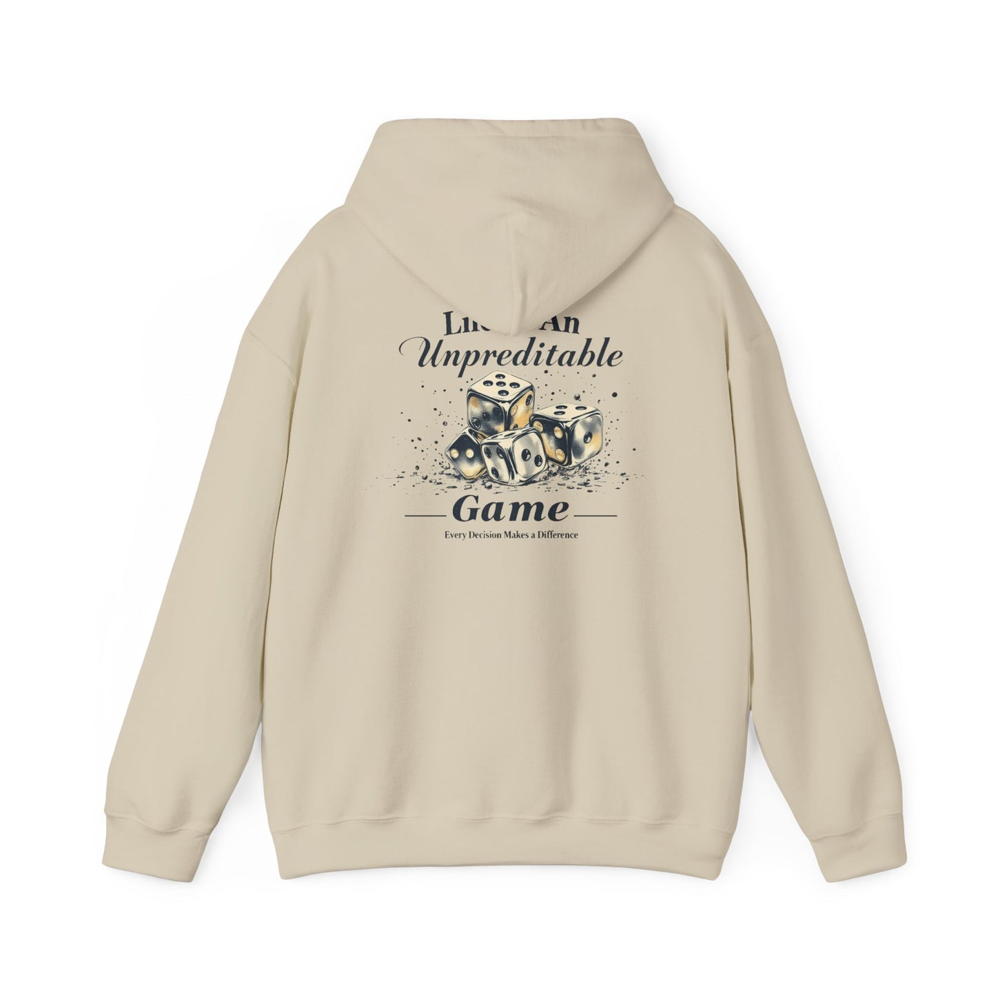 Life Is An Unpredictable Game Unisex Heavy Blend™ Hooded Sweatshirt