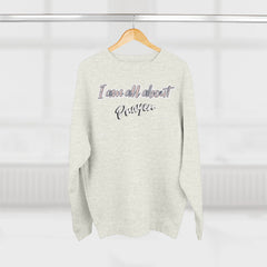 Corea - Sudadera unisex con cuello redondo "I'm all about prayer" - StyleMZ 