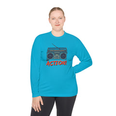 Korea -  Get action Unisex Lightweight Long Sleeve Tee  - StyleMZ