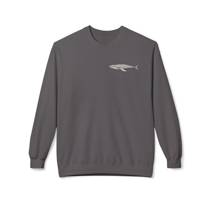 For Whales Unisex Midweight Softstyle Fleece Crewneck Sweatshirt - StyleMZ