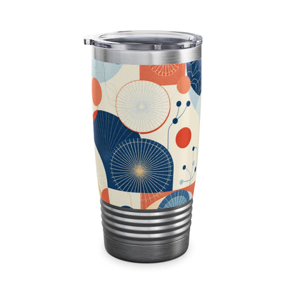 Contemporary Korean Geometric Motifs Ringneck Tumbler, 20oz - StyleMZ