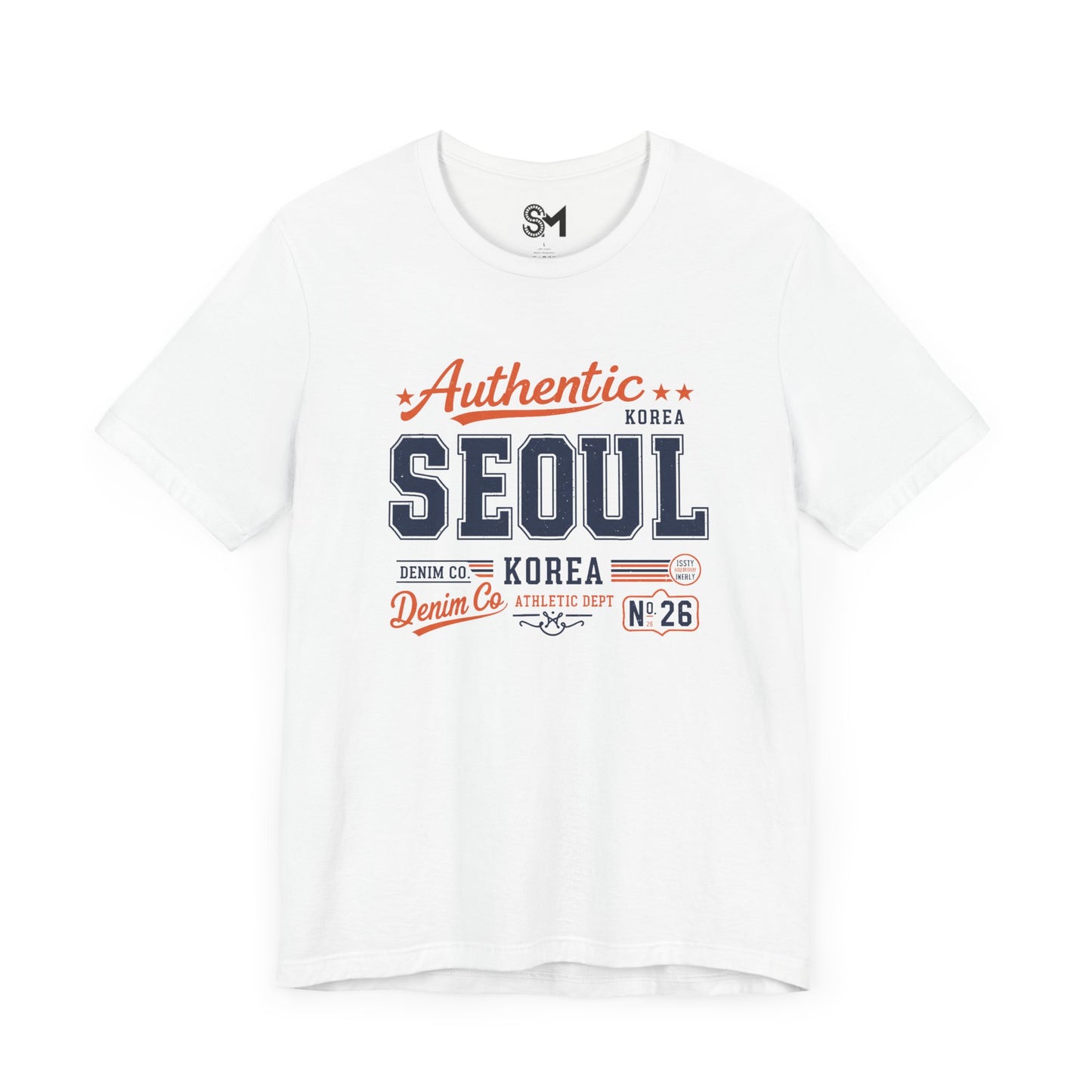 SEOUL KOREA Athletic Dept. Unisex Jersey Short Sleeve Tee