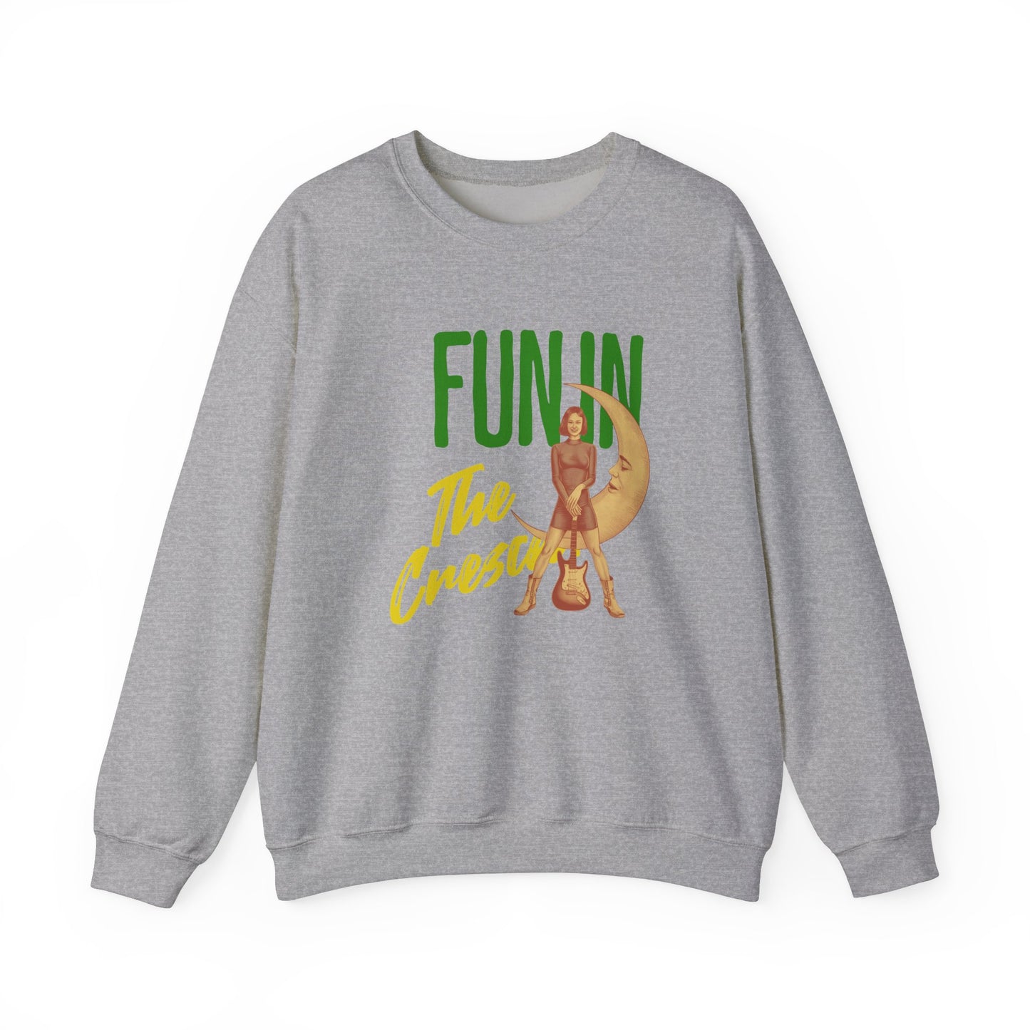 Fun in the crescent Unisex Heavy Blend™ Crewneck Sweatshirt - StyleMZ