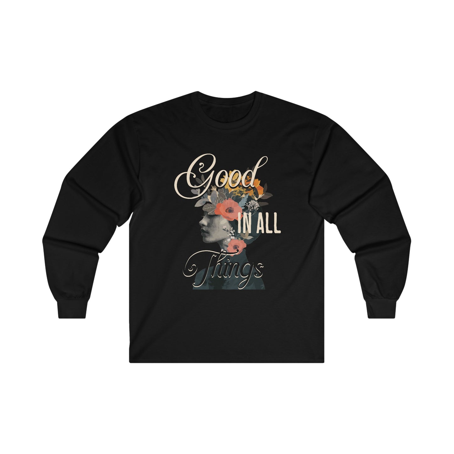 Korea -  Good in all things Unisex Ultra Cotton Long Sleeve Tee  - StyleMZ