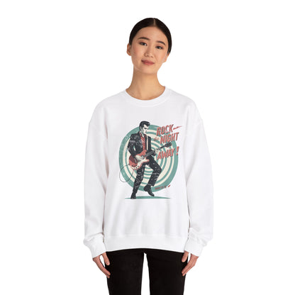 Rock the night Unisex Heavy Blend™ Crewneck Sweatshirt - StyleMZ - Stylemz