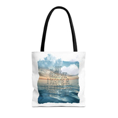 Korea -  Be brave Tote Bag (AOP)  - StyleMZ