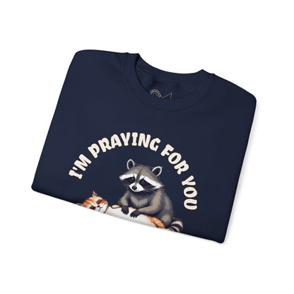 I'm praying for yo Unisex Heavy Blend™ Crewneck Sweatshirt - StyleMZ