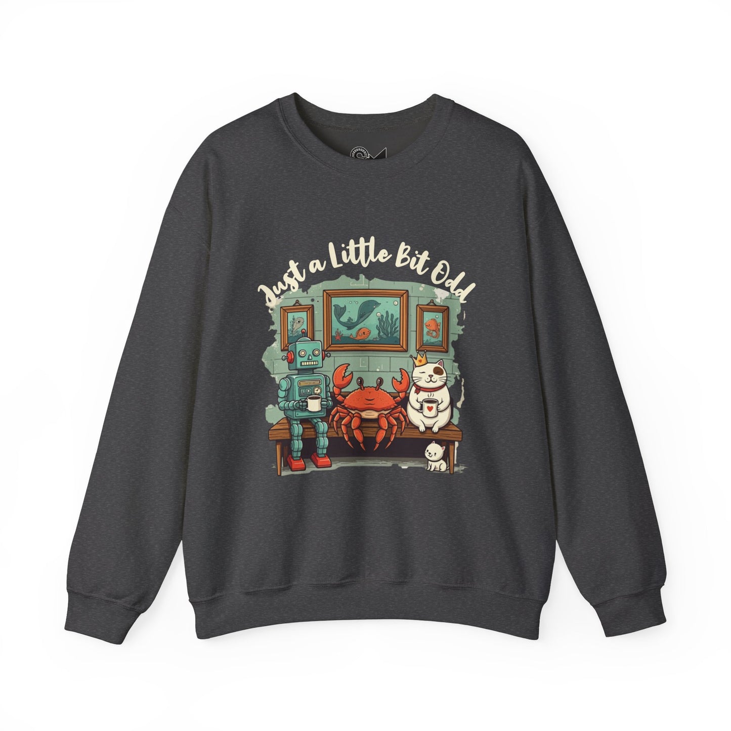 Just a little bit odd Unisex Heavy Blend™ Crewneck Sweatshirt - StyleMZ