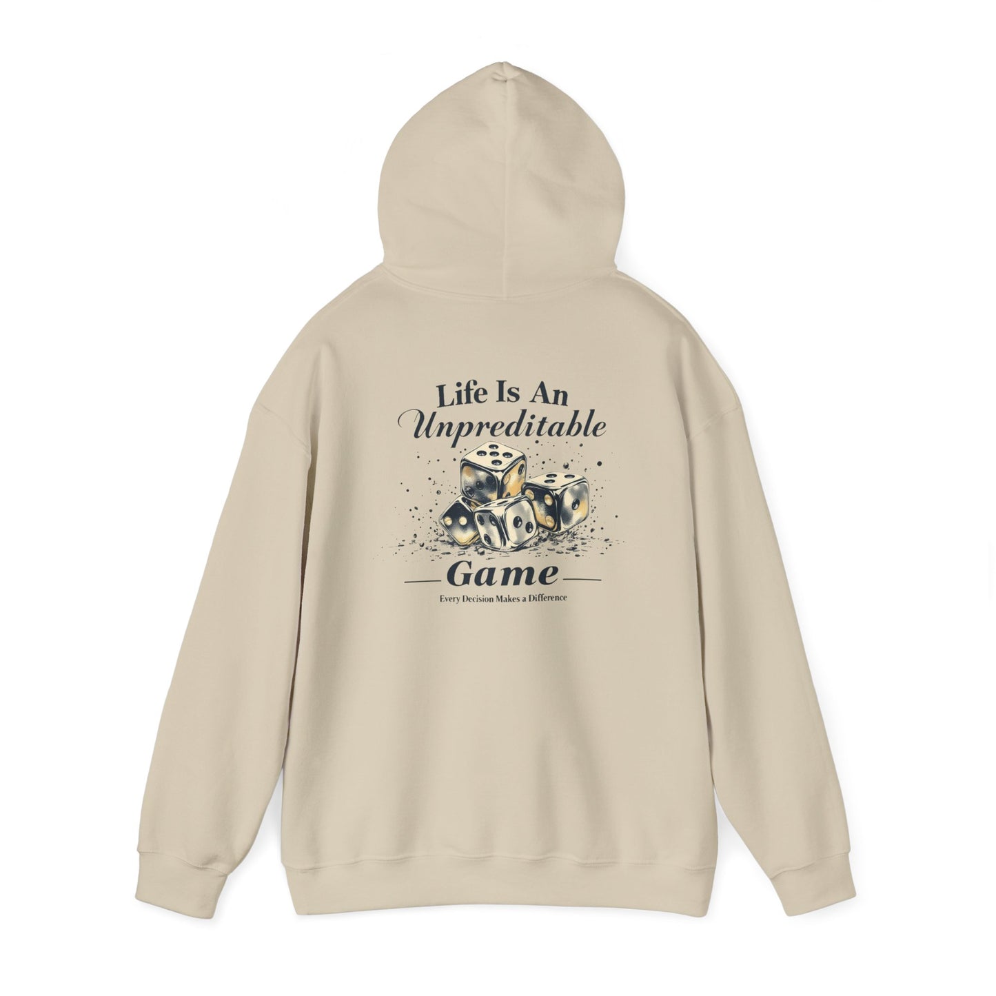 Life Is An Unpredictable Game Unisex Heavy Blend™ Hooded Sweatshirt