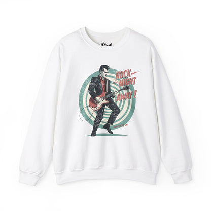 Rock the night Unisex Heavy Blend™ Crewneck Sweatshirt - StyleMZ - Stylemz