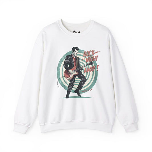 Rock the night Unisex Heavy Blend™ Crewneck Sweatshirt - StyleMZ