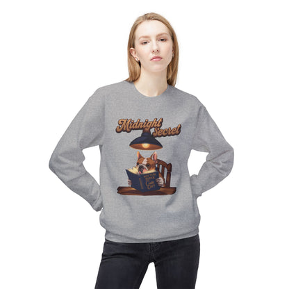 Korea -  Midnight secret II-how to be a super cute cat II Unisex Midweight Softstyle Fleece Crewneck Sweatshirt  - StyleMZ