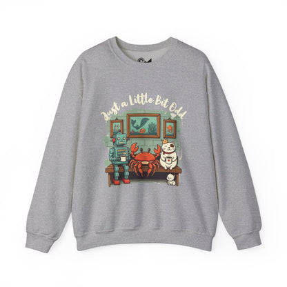 Just a little bit odd Unisex Heavy Blend™ Crewneck Sweatshirt - StyleMZ