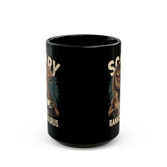 Korea -  T-rex Black Mug (11oz, 15oz)  - StyleMZ