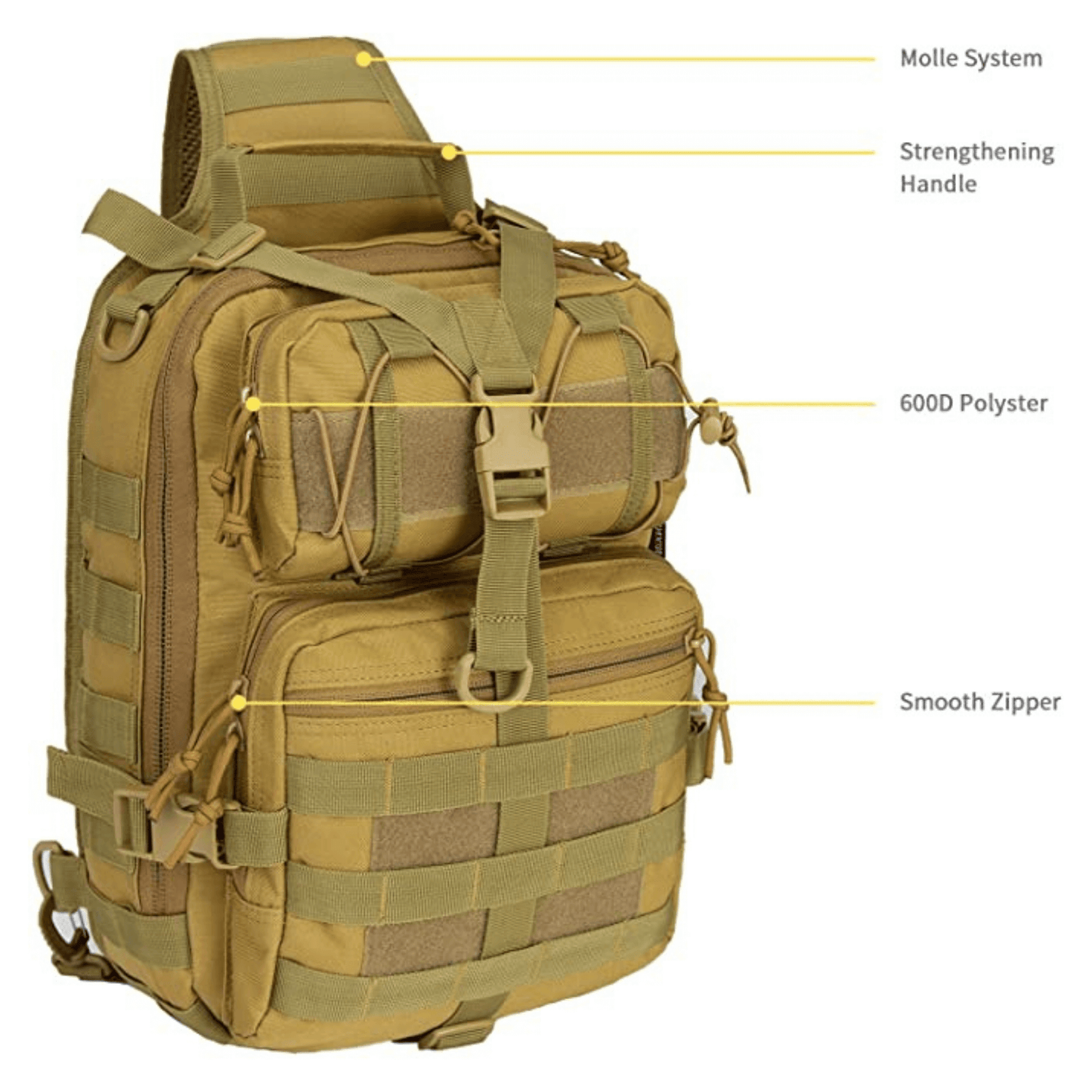 Tactical Medium Sling Range Bag - Stylemz