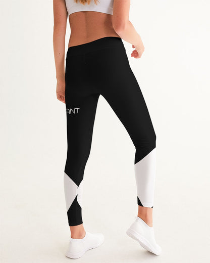 Graphic Chess Black & White Women's Yoga Pants Stylish Fit