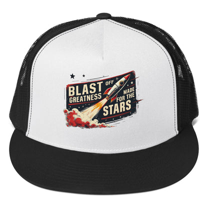 Blast off Trucker Cap  - Korea  - StyleMZ