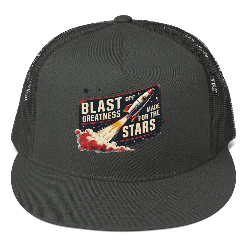 Blast off Trucker Cap  - Korea  - StyleMZ