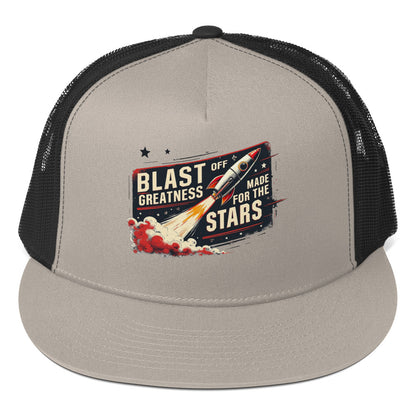 Blast off Trucker Cap  - Korea  - StyleMZ