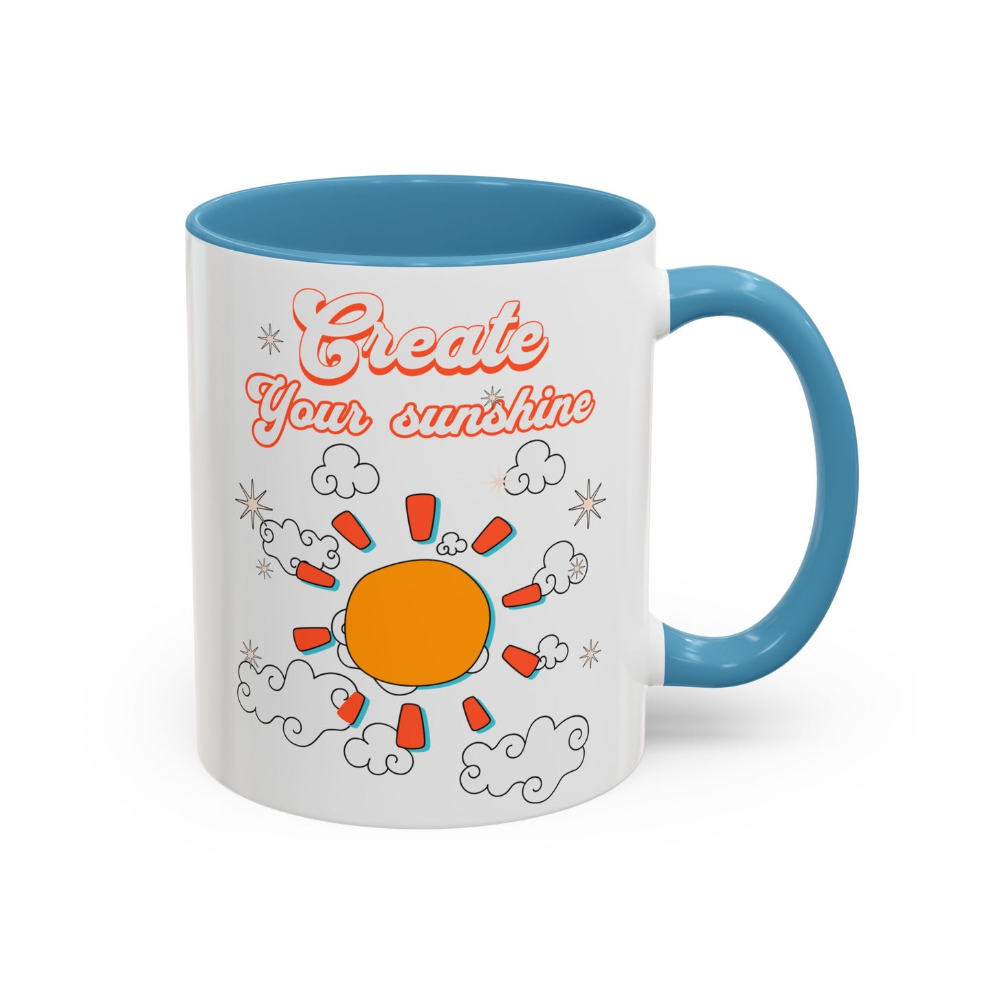 Create your sunshine Accent Coffee Mug (11, 15oz) - StyleMZ