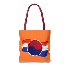 Korea -  Korean flag Tote Bag (AOP)  - StyleMZ