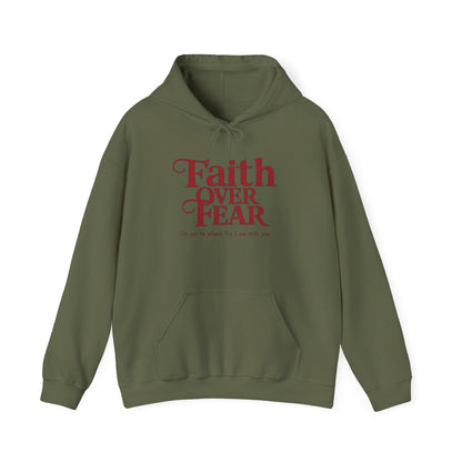 Faith over fear Unisex Heavy Blend™ Hooded Sweatshirt - StyleMZ