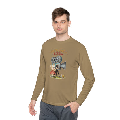 Korea -  Action Unisex Lightweight Long Sleeve Tee  - StyleMZ