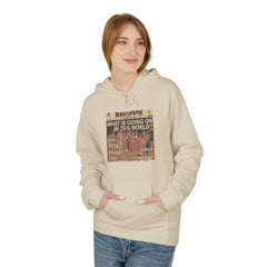 What's going on in this world Unisex Midweight Softstyle Fleece Hoodie  - Korea  - StyleMZ