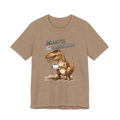 Scary Tea Rannosaurus Unisex Jersey Short Sleeve Tee