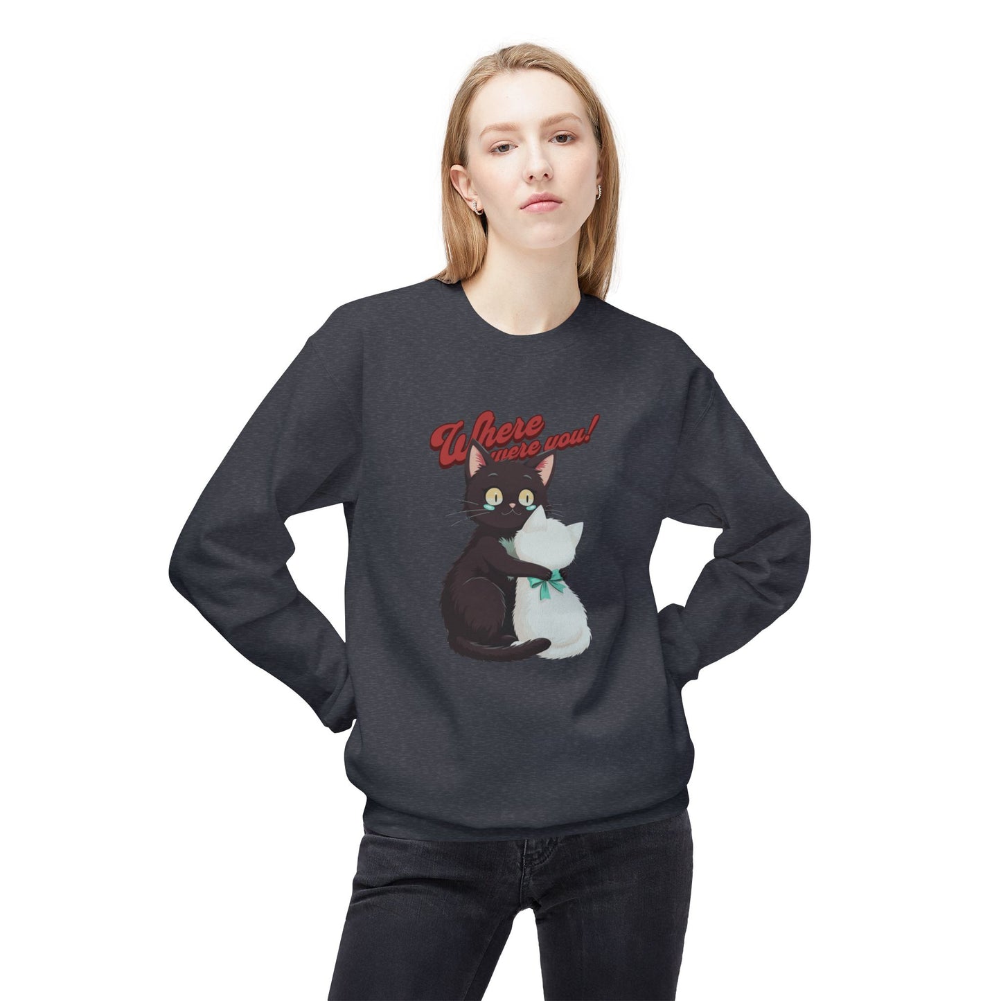 Where were you Unisex Midweight Softstyle Fleece Crewneck Sweatshirt  - Korea  - StyleMZ