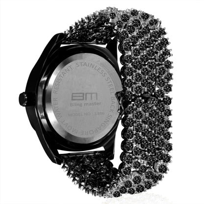 Luxury Ice Black CZ Iced Out Watch 5110063 for Men