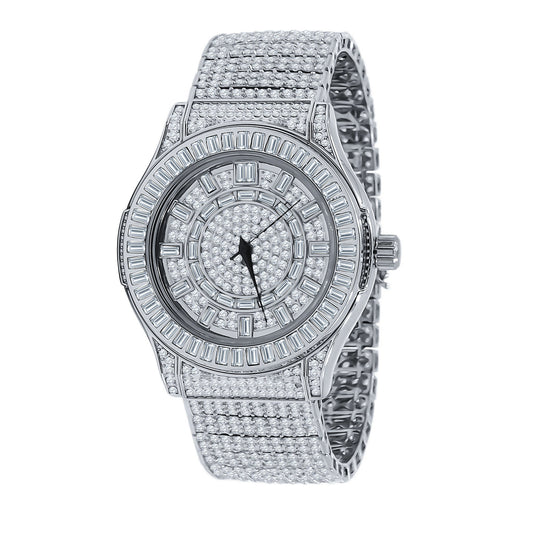 GALLANT CZ Watch | 5110331 - Stunning Rhodium Finish