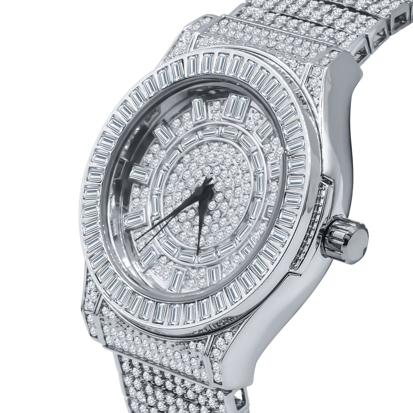 GALLANT CZ Watch | 5110331 - Stunning Rhodium Finish